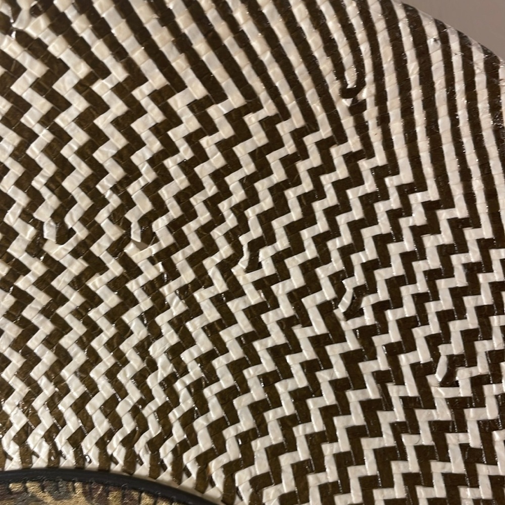 Resistol HOOEY Holden Rodeo Cream/ Brown Stetson Western Style Straw Hat - Picture 15 of 15